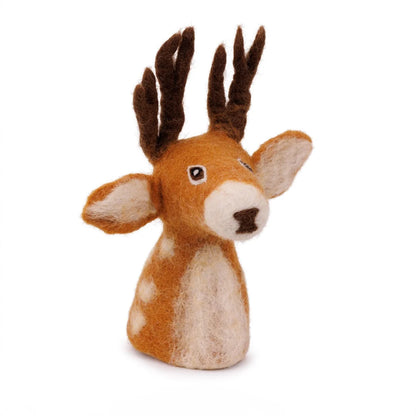 Decoratie hert bruin