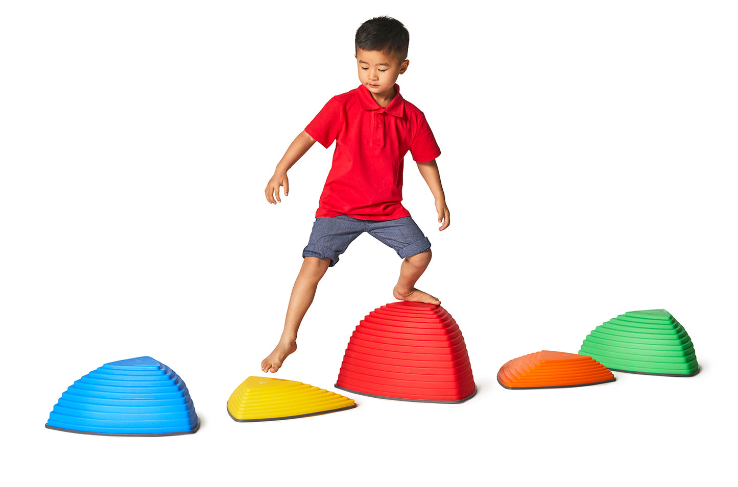 Rivierstenen set van 5 - hoog