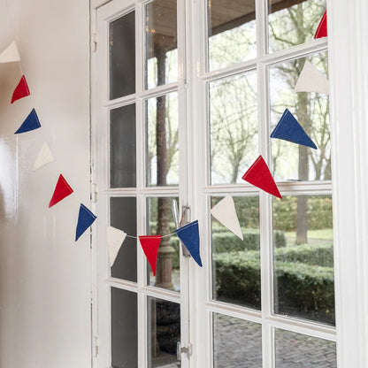 Viltslinger vlag rood wit blauw