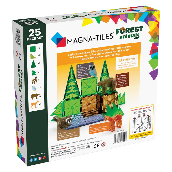 Magna-tiles forest animals