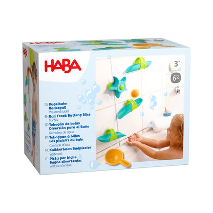 Haba knikkerbaan badplezier waterval