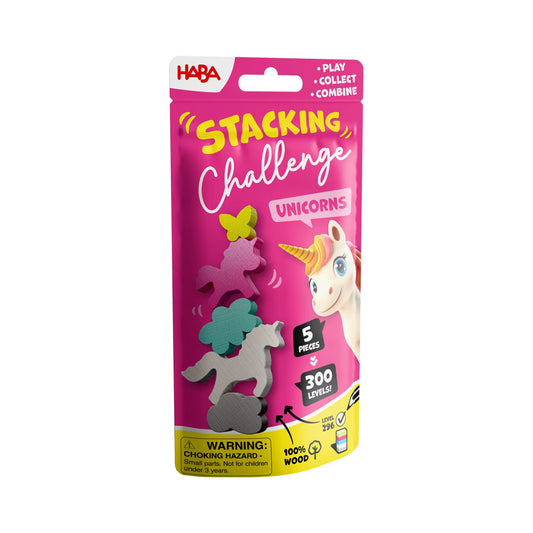 Haba stacking challenge unicorns