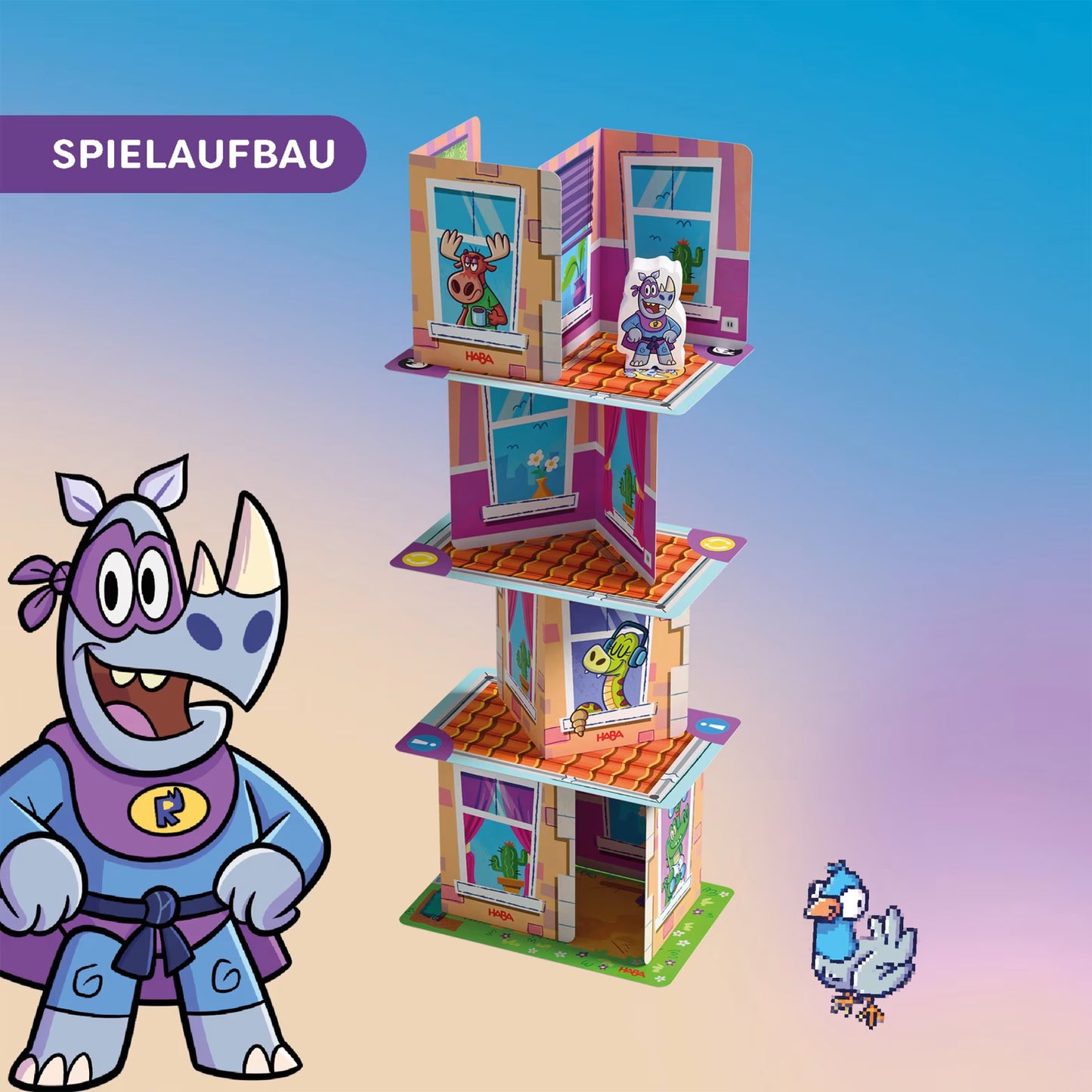 Haba Rhino Hero the original