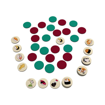 Haba game snacks sushi