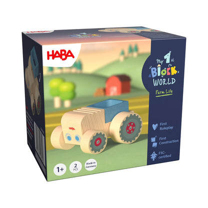 Haba my 1st block world tractor