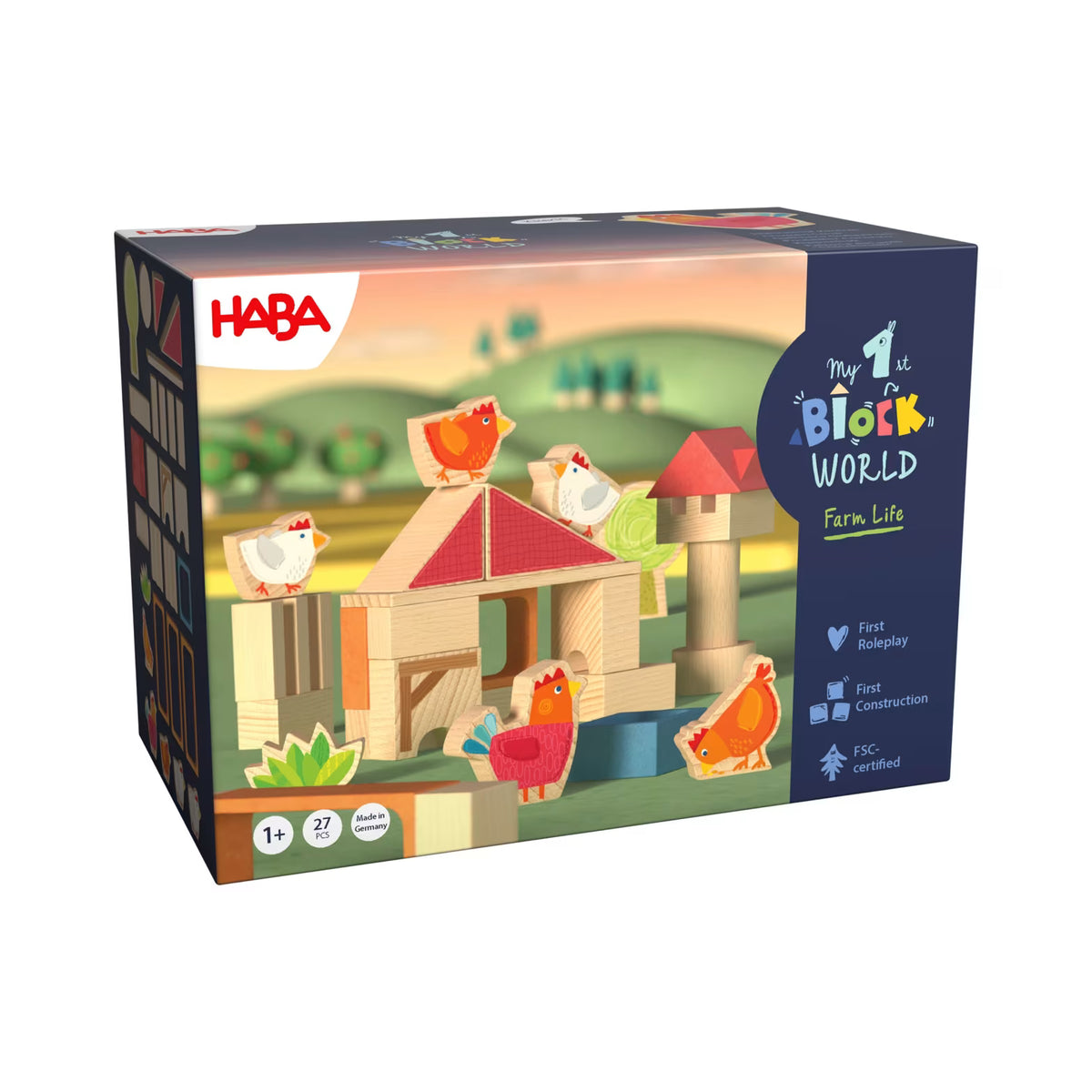 Haba my 1st block world kippenhok