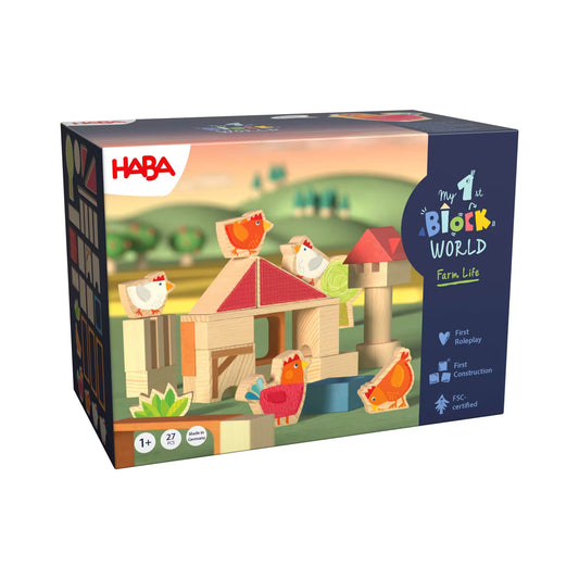 Haba my 1st block world kippenhok