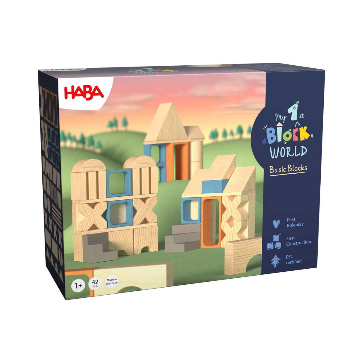Haba my 1st block world XL bouwblokkenset