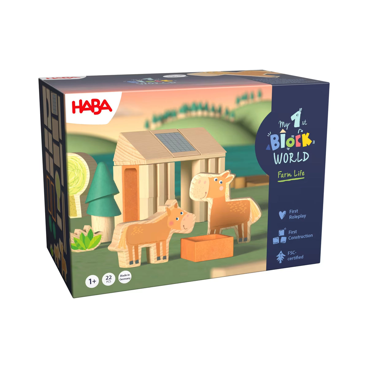 Haba my 1st block world paardenstal