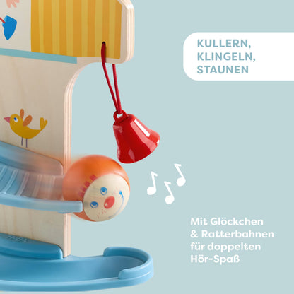 Peuterknikkerbaan knikkerhuis