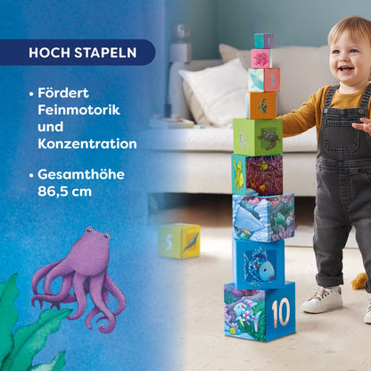 Haba stapeltoren mooiste vis van de zee