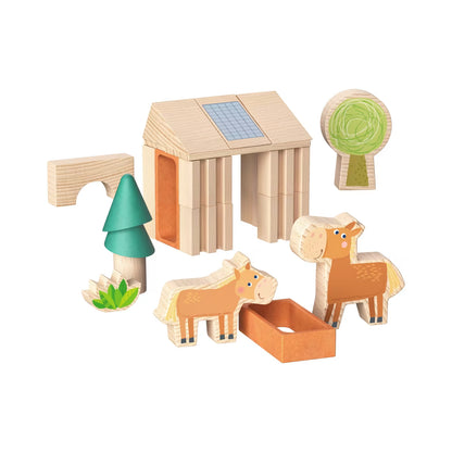 Haba my 1st block world paardenstal