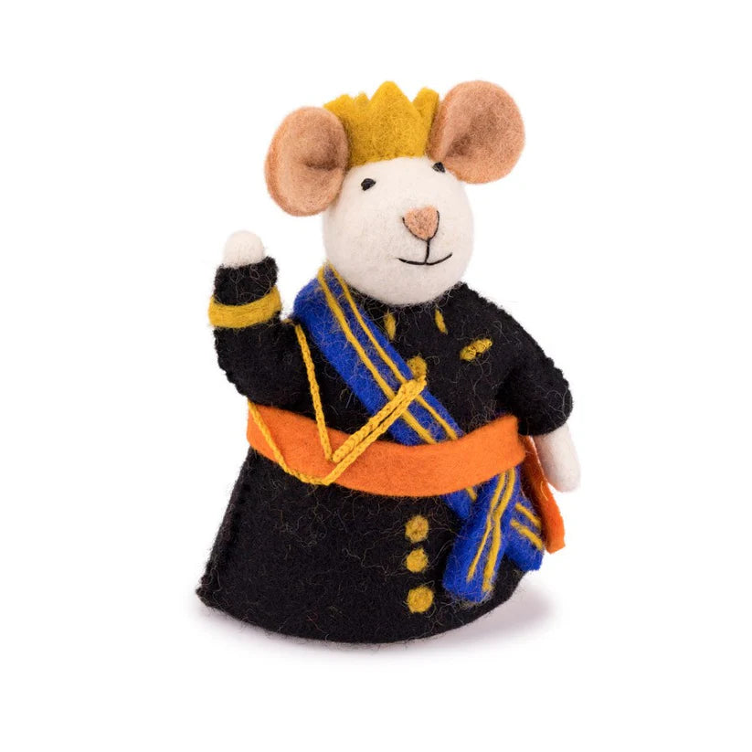 Decoratie muis koning en koningin