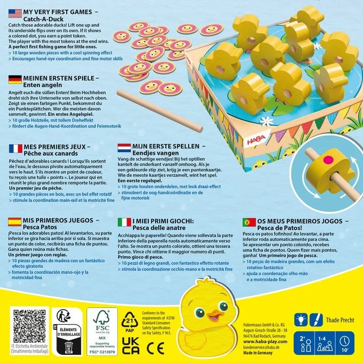 Haba eendjes vangen