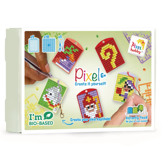 Pixel classic sleutelhangerset van 5 - sinterklaas