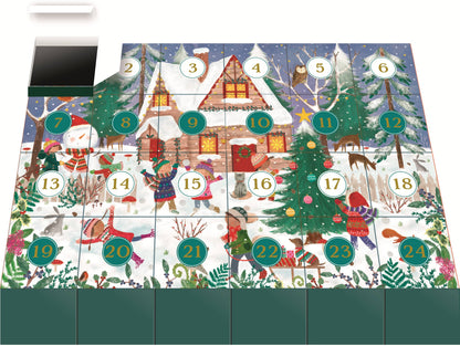 Adventskalender puzzel happy wintertime