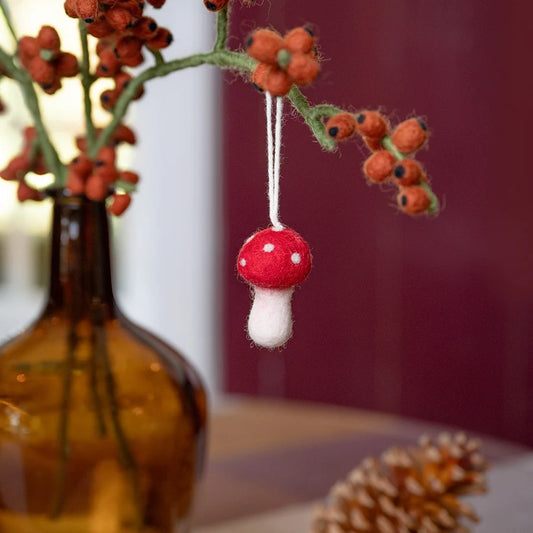 Hanger paddenstoel rood small