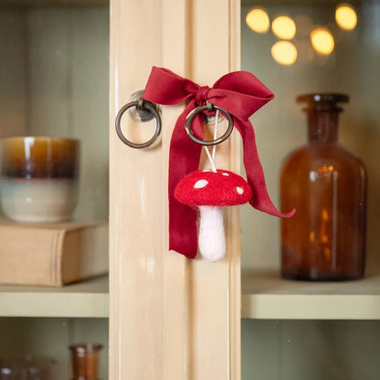 Hanger paddenstoel rood medium