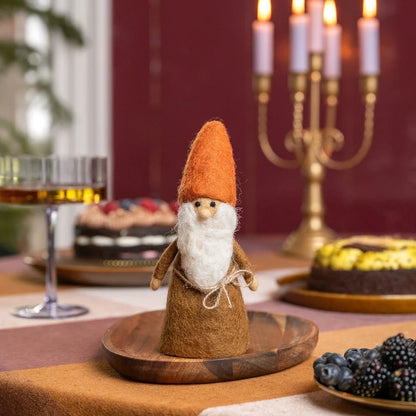 Decoratie kabouter indian summer bruin