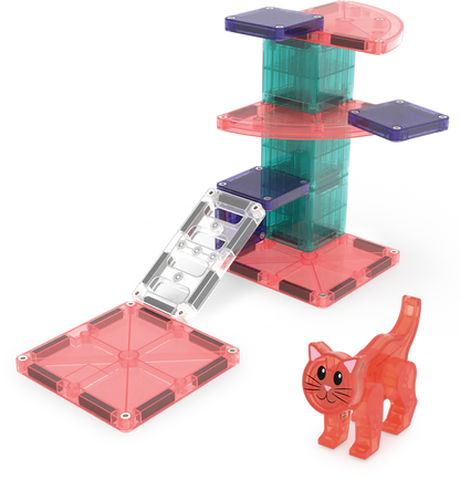 Magna-tiles cat tree 13 piece set