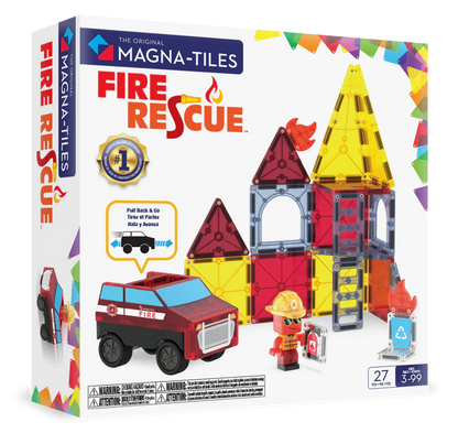 Magna-tiles fire rescue 27 piece set