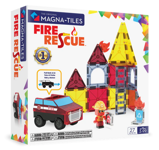 Magna-tiles fire rescue 27 piece set