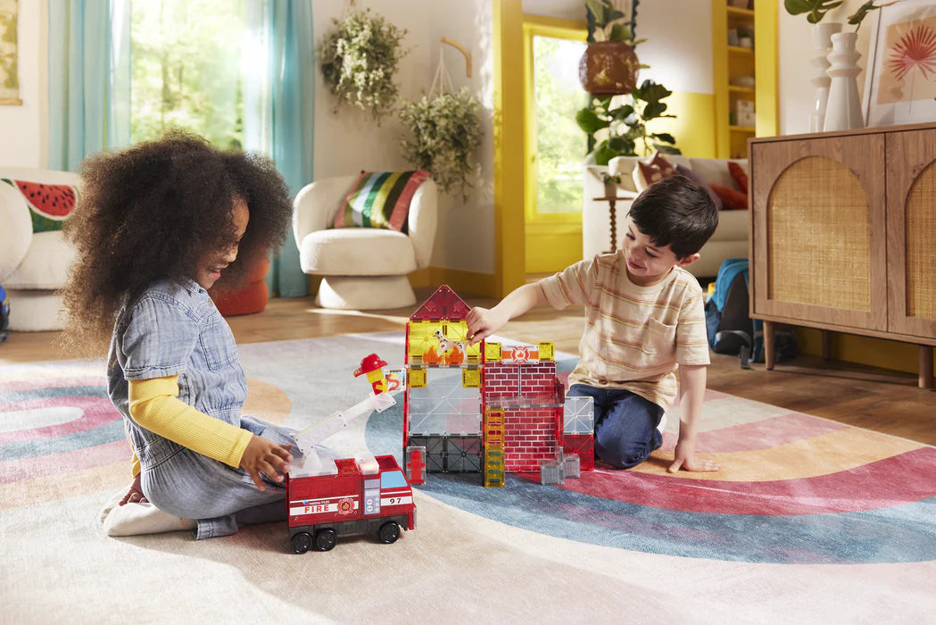 Magna-tiles fire station 50 piece set