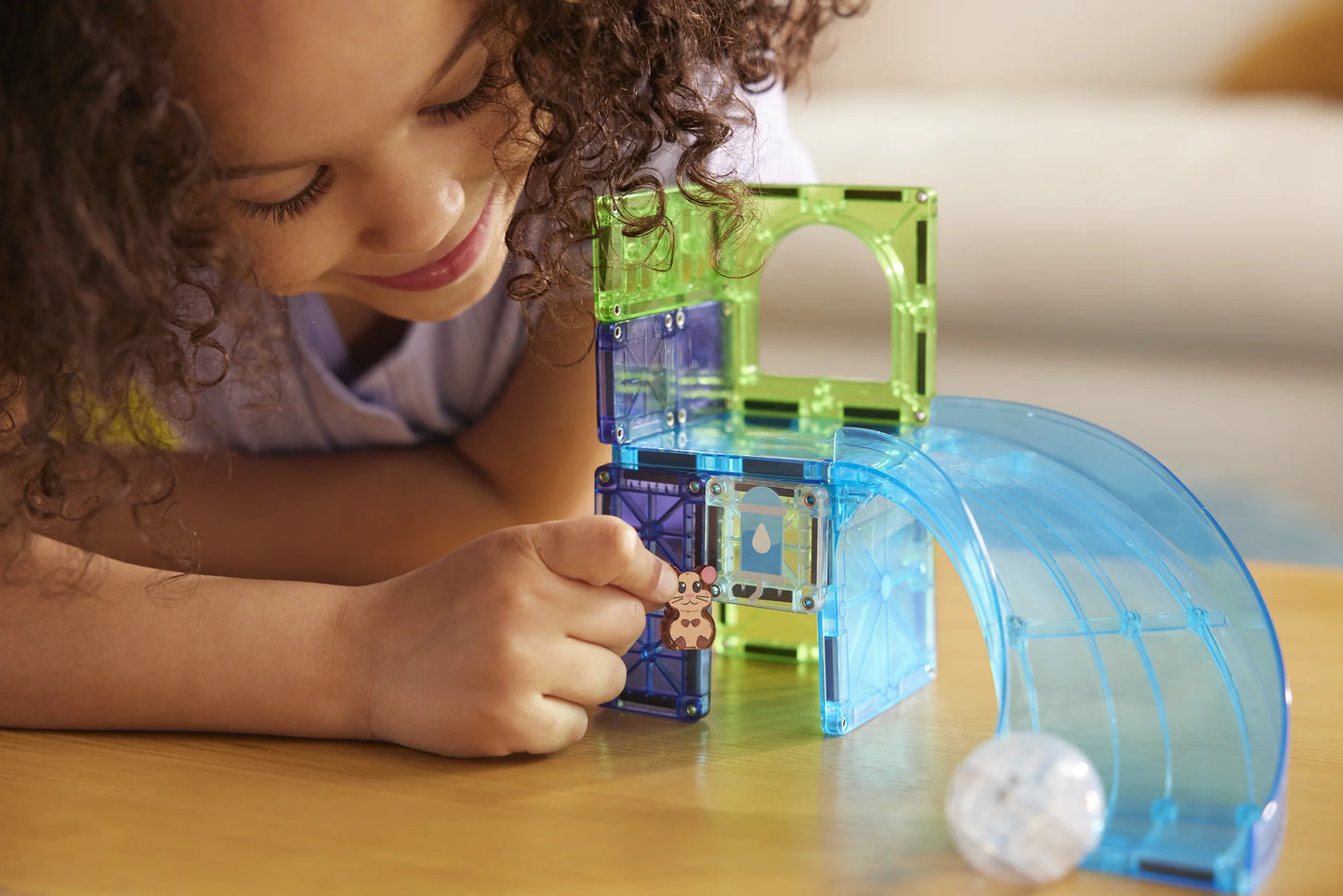 Magna-tiles hamster ball