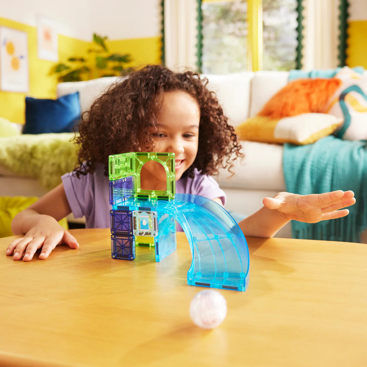 Magna-tiles hamster ball