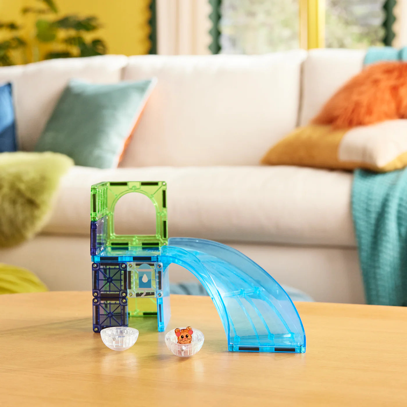 Magna-tiles hamster ball