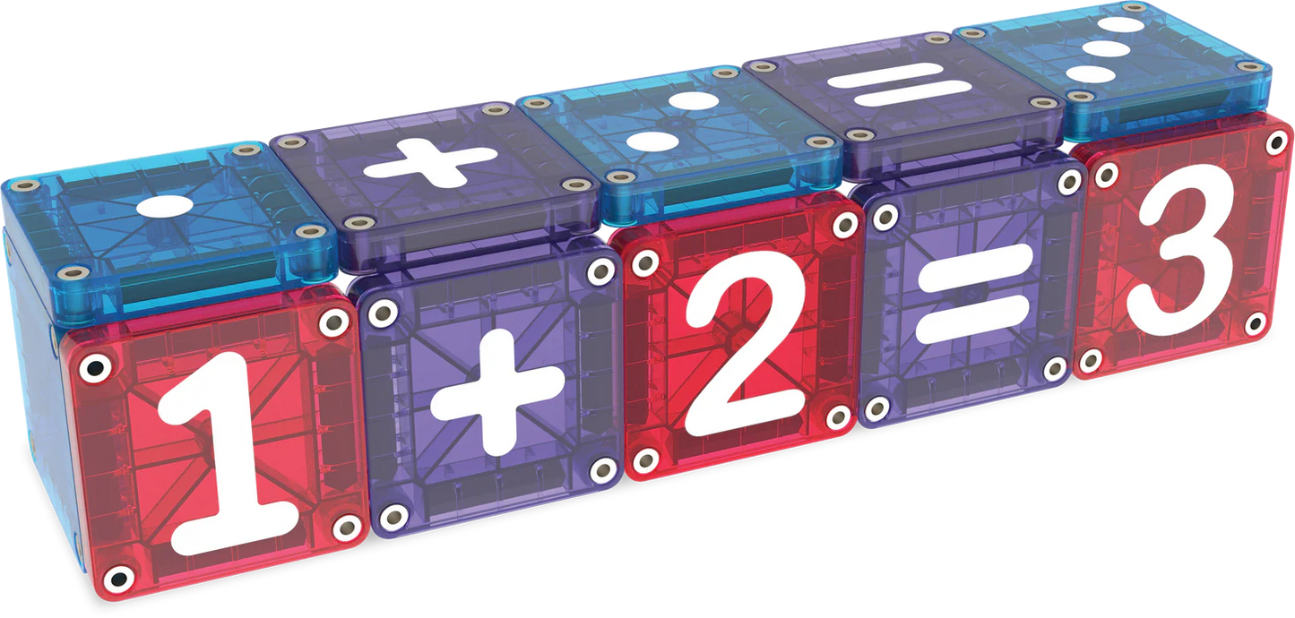 Magna-tiles microMAGS learn numbers 56 stuks