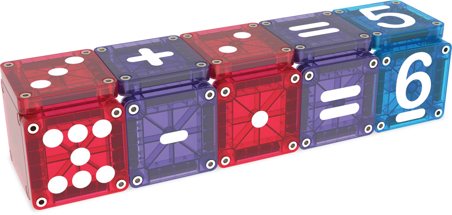 Magna-tiles microMAGS learn numbers 56 stuks