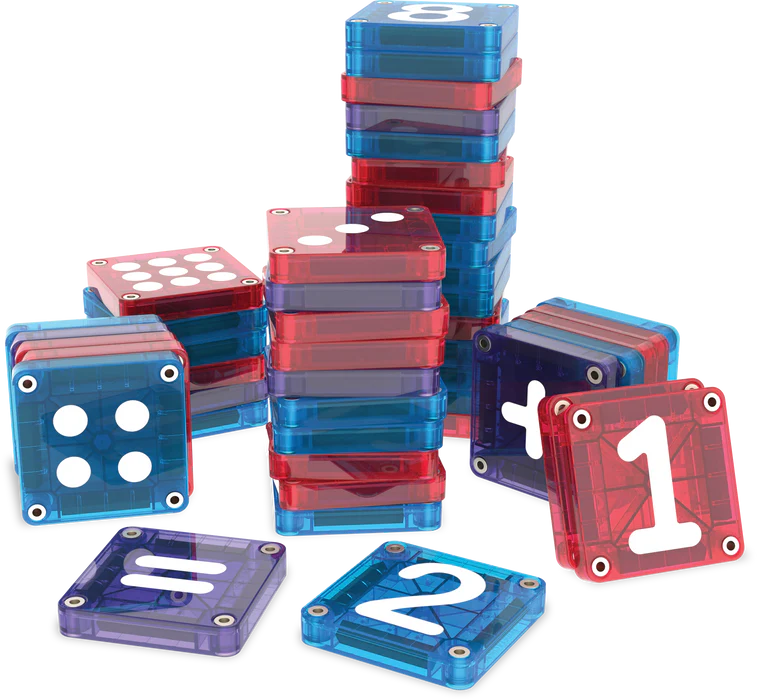 Magna-tiles microMAGS learn numbers 56 stuks