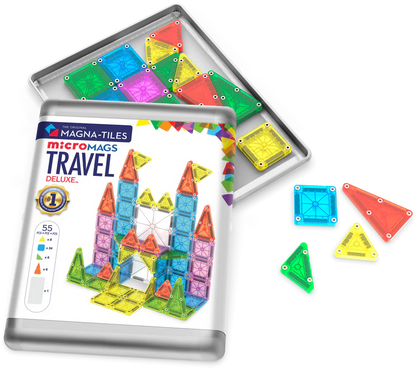 Magna-tiles travel set deluxe 55 piece