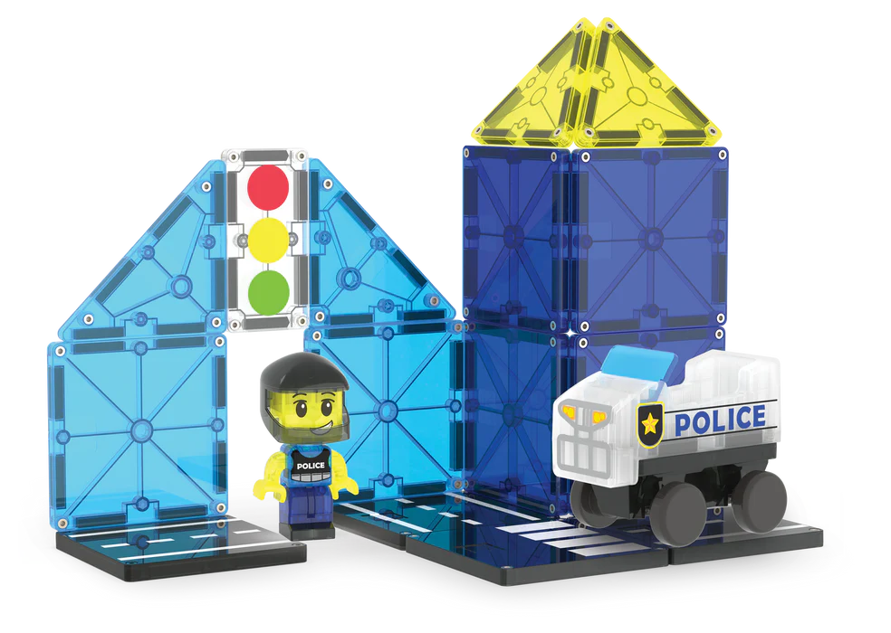 Magna-tiles police patrol 20-piece set
