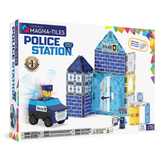 Magna-tiles police station 35 piece set
