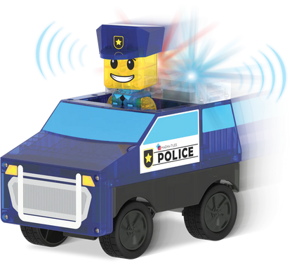 Magna-tiles police station 35 piece set