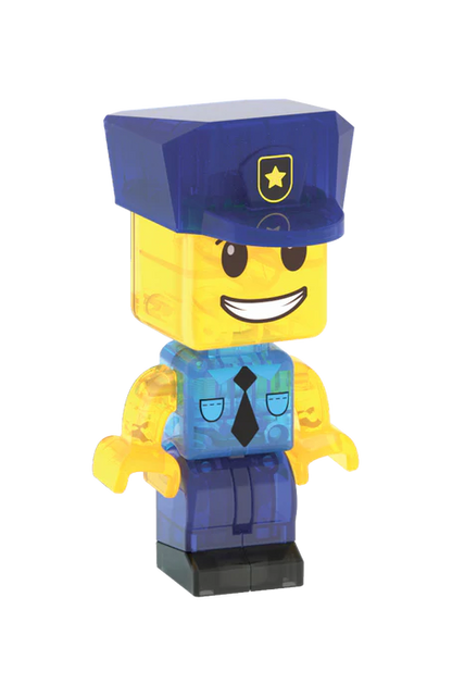 Magna-tiles police station 35 piece set