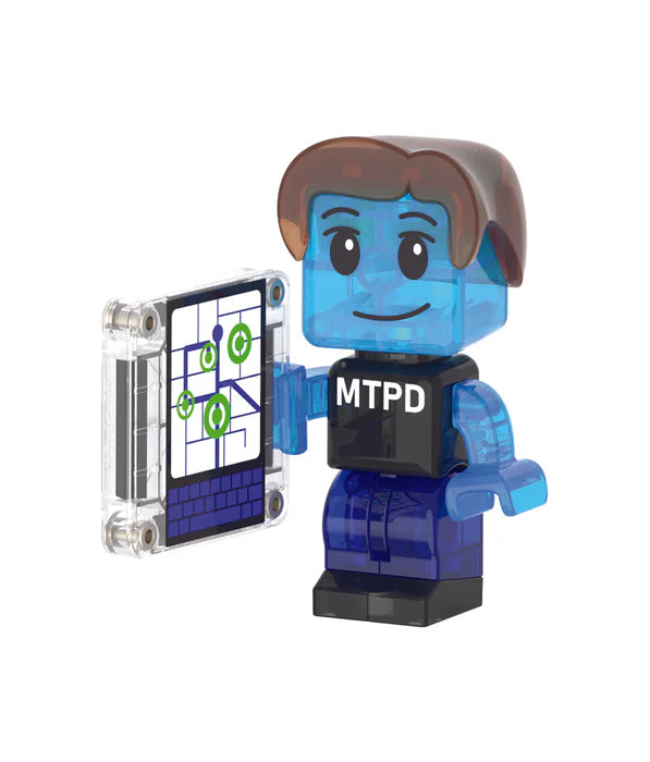 Magna-tiles police station 35 piece set