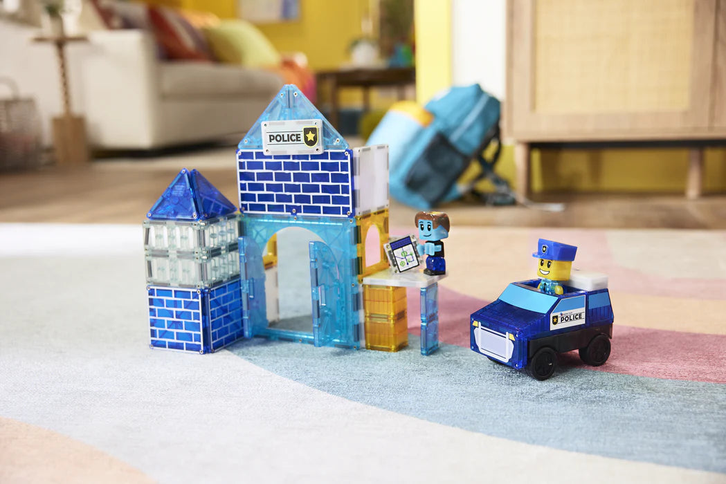Magna-tiles police station 35 piece set