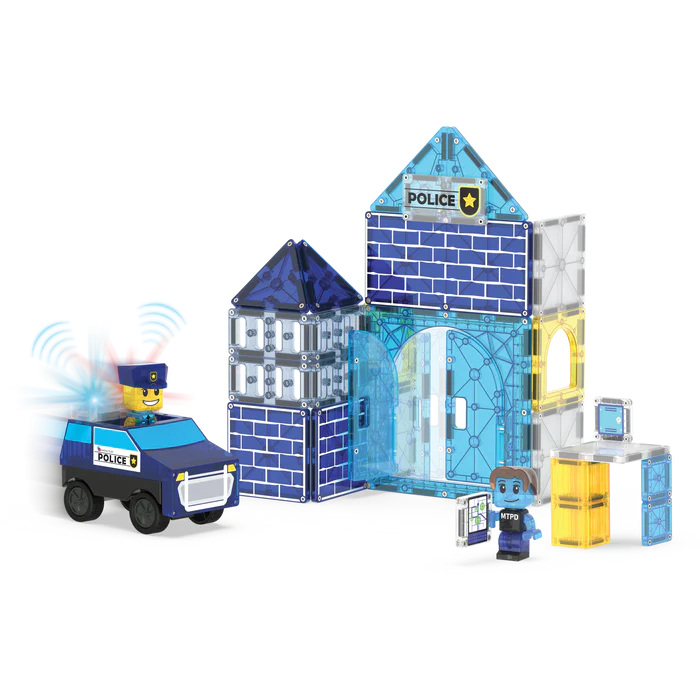 Magna-tiles police station 35 piece set