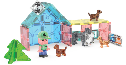 Magna-tiles puppy park 27 piece set