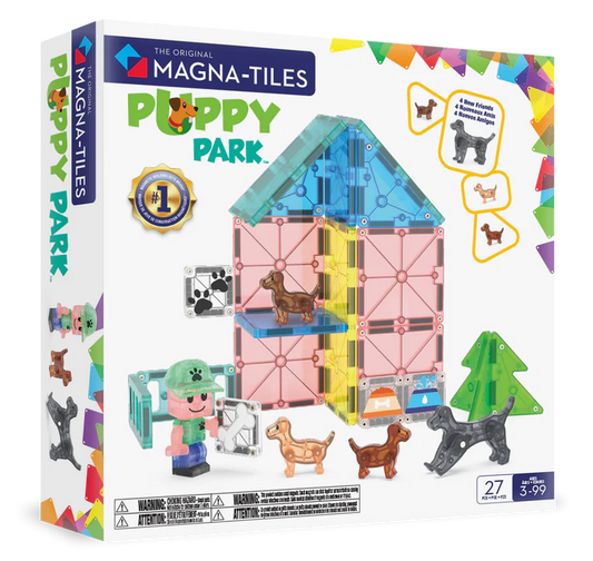 Magna-tiles puppy park 27 piece set