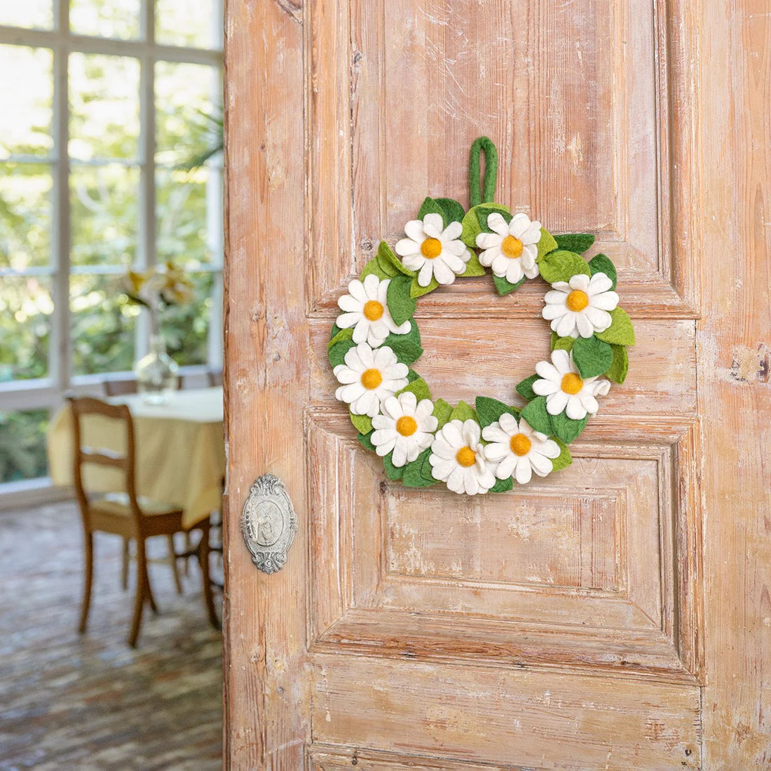 Krans margrietjes XL