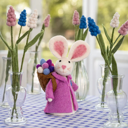 Decoratie haas met mand
