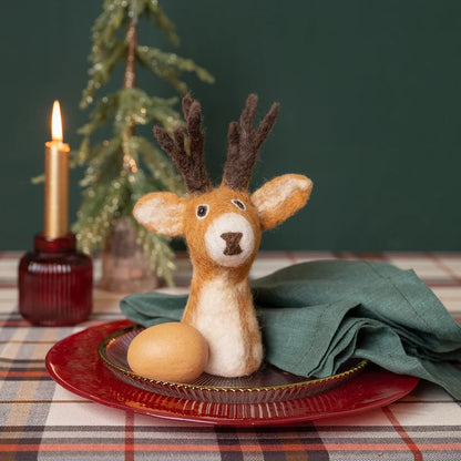 Decoratie hert bruin