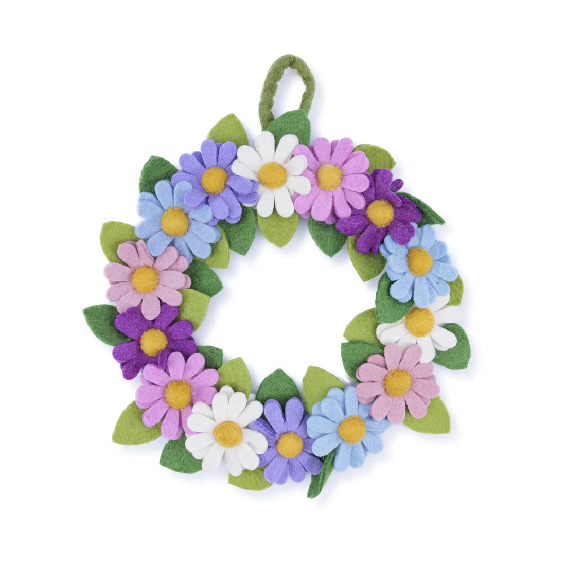 Krans margrietjes violettinten XL