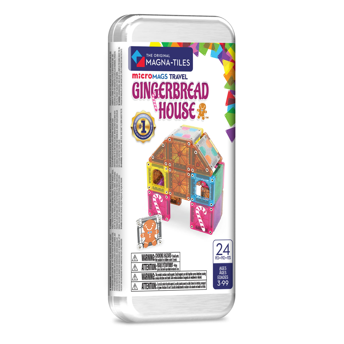 Magna-tiles travel set gingerbread house