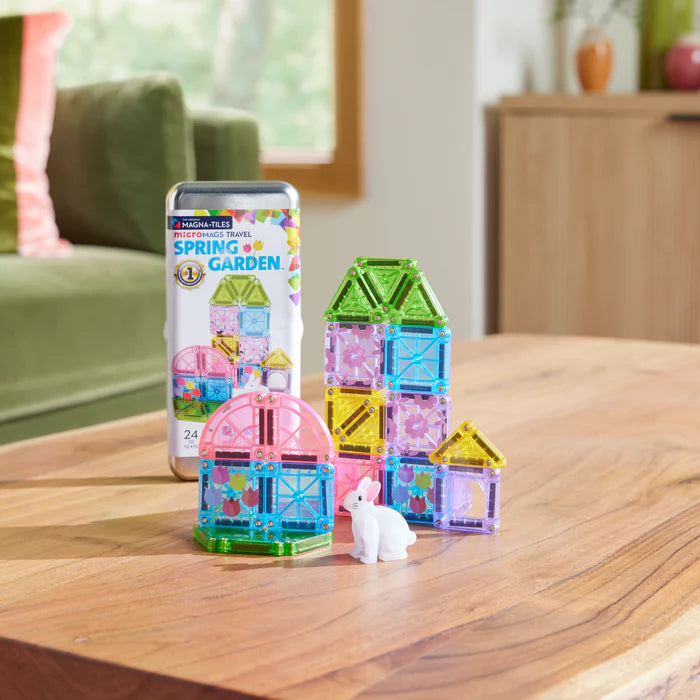 *Pre-order* Magna-tiles spring garden travel set