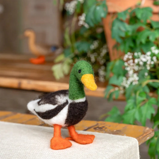 Decoratie eend wilde eend woerd
